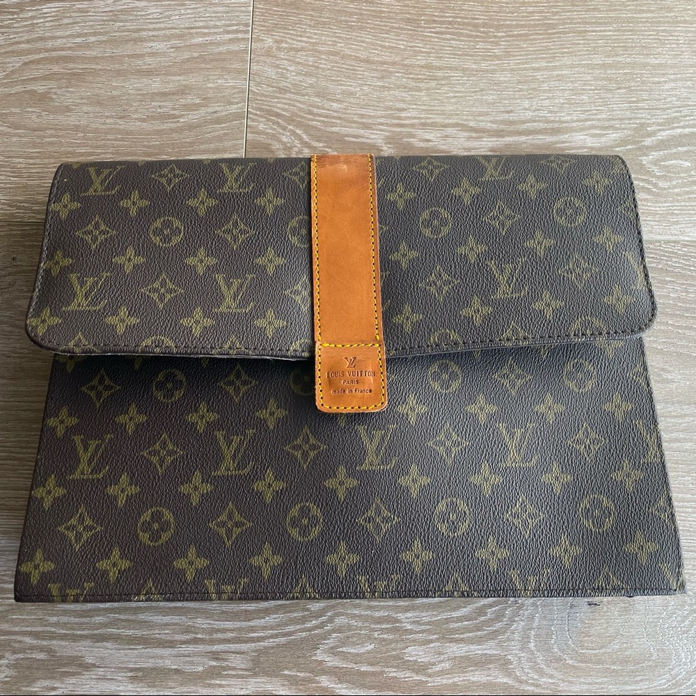 Vintage LV Messenger Laptop Bag
